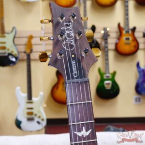 Paul Reed Smith PRS Wood Library 10 Top Custom 24-08 1-Piece Quilt Top Brazilian Rosewood Fingerboard Charcoal Cherry Burst - Image 6