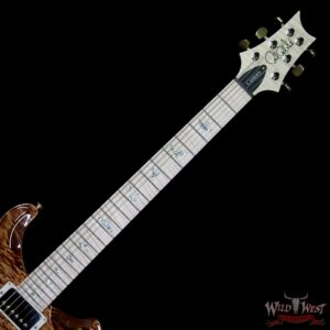 PRS Wood Library Quilted 10 Top Custom 24/08 Flame Maple Neck Flame Maple Fretboard Copperhead - Image 8