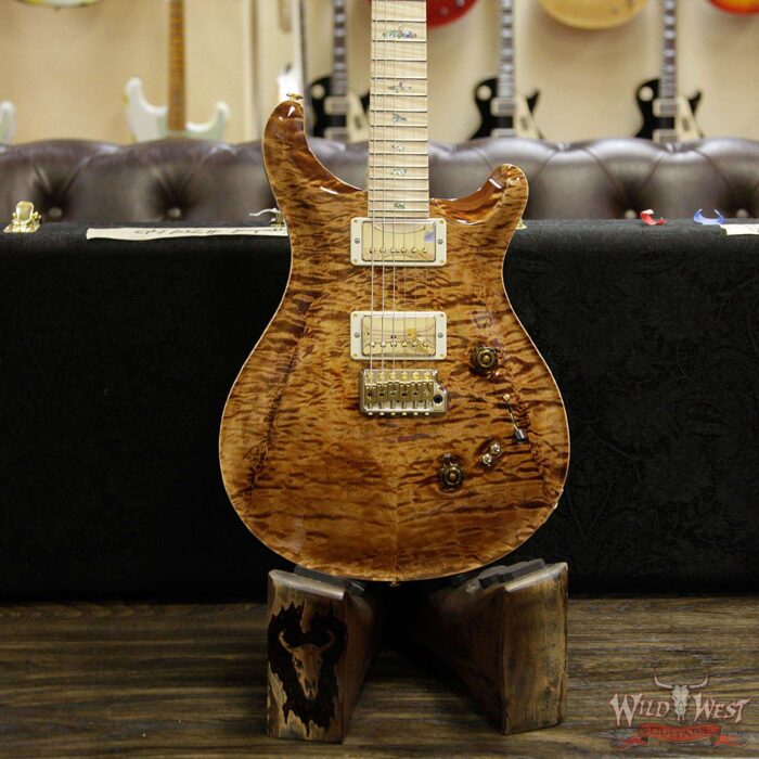 PRS Wood Library Quilted 10 Top Custom 24/08 Flame Maple Neck Flame Maple Fretboard Copperhead - Image 10