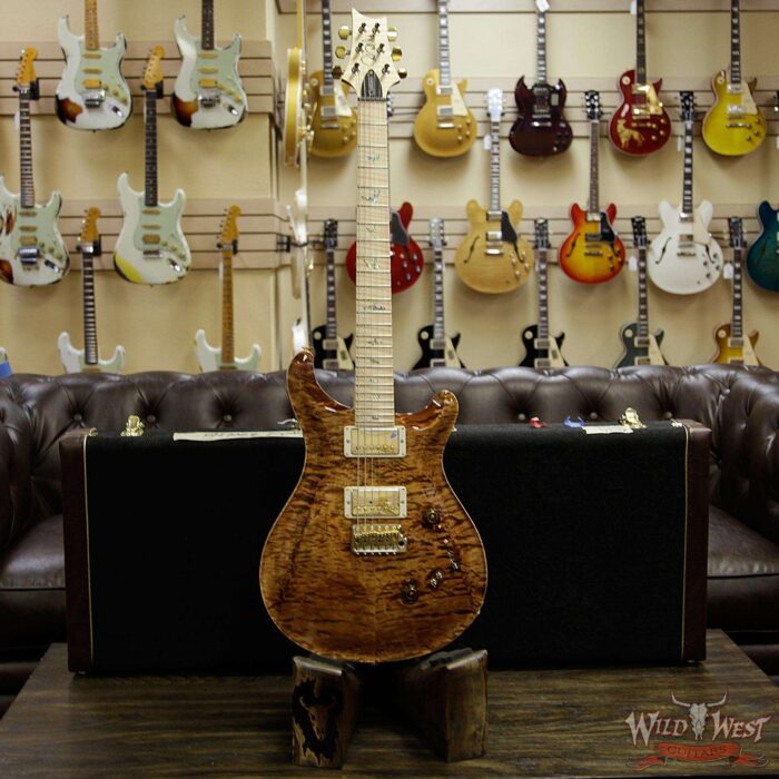 PRS Wood Library Quilted 10 Top Custom 24/08 Flame Maple Neck Flame Maple Fretboard Copperhead - Image 11