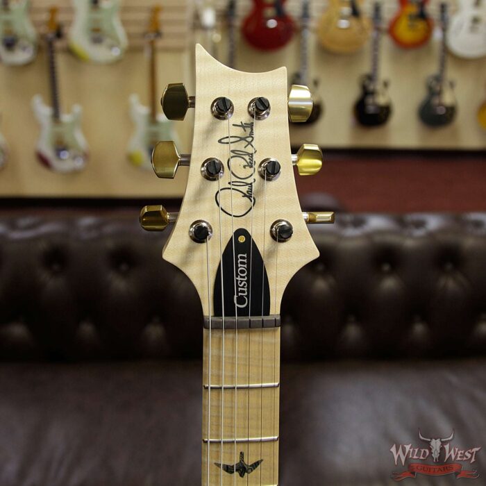 PRS Wood Library Quilted 10 Top Custom 24/08 Flame Maple Neck Flame Maple Fretboard Copperhead - Image 9