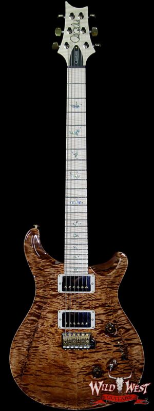 PRS Wood Library Quilted 10 Top Custom 24/08 Flame Maple Neck Flame Maple Fretboard Copperhead