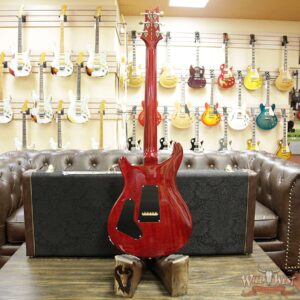 PRS Wood Library Quilted 10 Top Custom 24-08 Flame Mahogany Neck Brazilian Rosewood Fretboard Blood Orange - Image 15