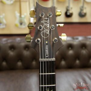 PRS Wood Library Quilted 10 Top Custom 24-08 Flame Mahogany Neck Brazilian Rosewood Fretboard Blood Orange - Image 13