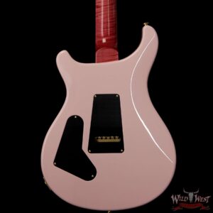 PRS Wood Library Quilted 10 Top Custom 24/08 Flame Maple Neck Brazilian Rosewood Fretboard Bonnie Pink - Image 7