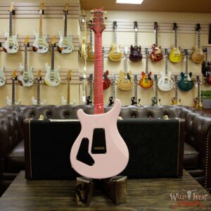 PRS Wood Library Quilted 10 Top Custom 24/08 Flame Maple Neck Brazilian Rosewood Fretboard Bonnie Pink - Image 15