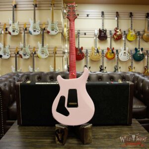 PRS Wood Library 10 Top Custom 24-08 Quilt Top Flame Maple Neck Brazilian Rosewood Board Bonnie Pink - Image 15