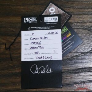 Paul Reed Smith PRS Wood Library 10 Top Quilt Maple Custom 24-08 Brazilian Rosewood Board Violet Blue Burst - Image 12