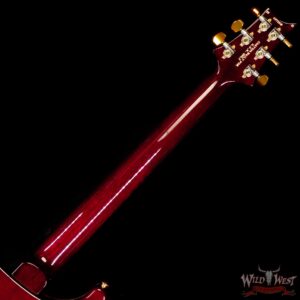 Paul Reed Smith PRS Wood Library 10 Top Quilt Custom 24 Brazilian Rosewood Fingerboard Aquabluex Purple Burst - Image 5