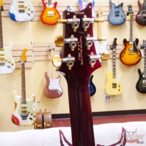 Paul Reed Smith PRS Wood Library 10 Top Quilt Custom 24 Brazilian Rosewood Fingerboard Aquabluex Purple Burst - Image 10