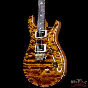 Paul Reed Smith PRS Wood Library 10 Top Quilt Custom 24 Brazilian Rosewood Fingerboard Yellow Tiger - Image 2