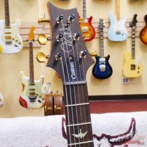 Paul Reed Smith PRS Wood Library 10 Top Quilt Custom 24 Brazilian Rosewood Fingerboard Yellow Tiger - Image 7