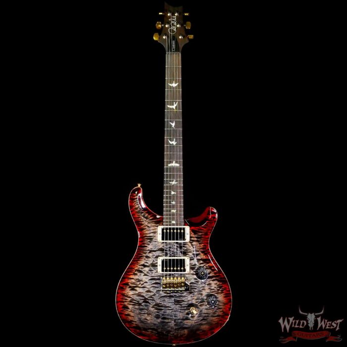 Paul Reed Smith PRS Wood Library 10 Top Quilt Custom 24 Brazilian Rosewood Board Charcoal Cherry Burst 7.30 LBS (US Only / No International Shipping) - Image 3