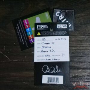 Paul Reed Smith PRS Wood Library 10 Top Quilt Custom 24 Brazilian Rosewood Board Charcoal Cherry Burst 7.30 LBS (US Only / No International Shipping) - Image 11