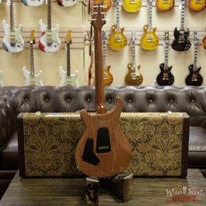 PRS Wood Library 10 Top Custom 24 Quilt Top Brazilian Rosewood Board Faded Blue Jean - Image 14