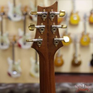 PRS Wood Library 10 Top Custom 24 Quilt Top Brazilian Rosewood Board Faded Blue Jean - Image 9