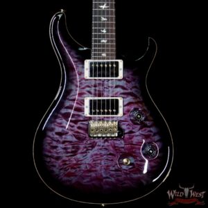 PRS Wood Library 10 Top Custom 24 Quilt Top Brazilian Rosewood Board Violet Smokeburst - Image 2