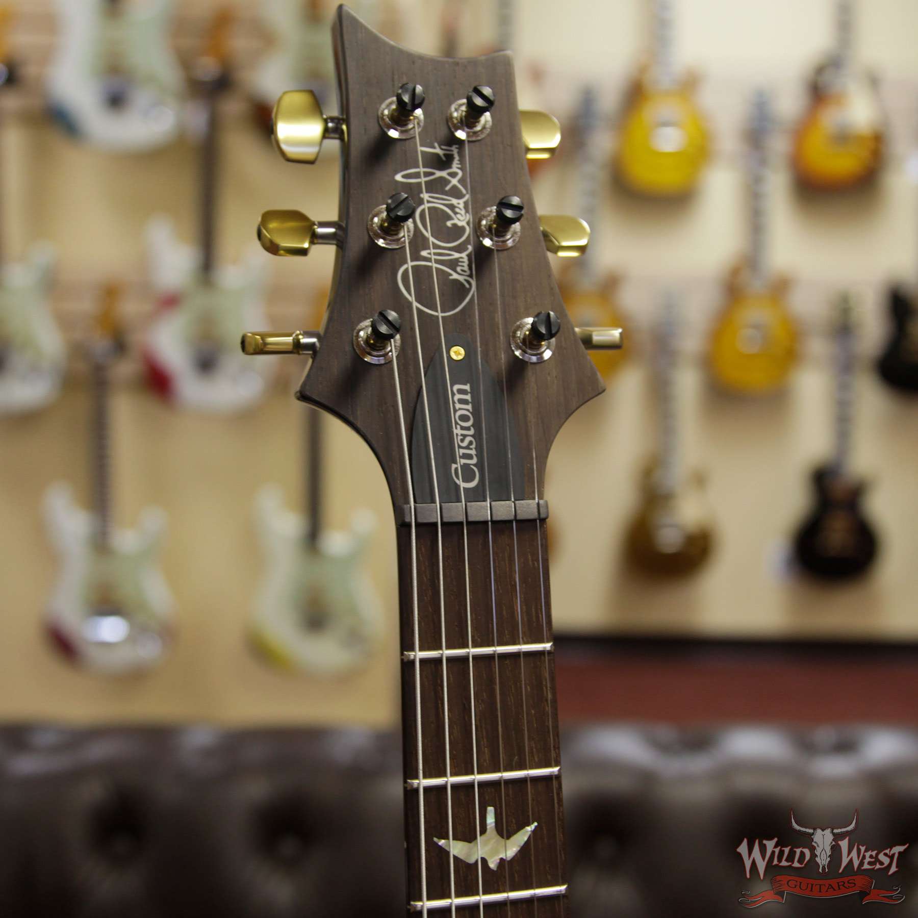prs-wl-q10-cu24brz-vs-276749-hf__wwg.jpg PRS Wood Library 10 Top Custom 24 Quilt Top Brazilian Rosewood Board Violet Smokeburst - Image 5