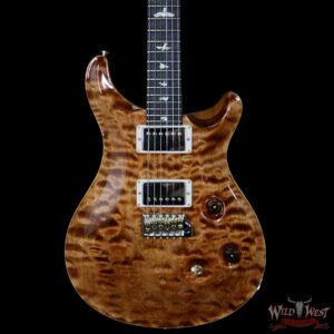 PRS Wood Library 10 Top Custom 24 Fatback Quilt Top Birdseye Neck Ebony Board Copperhead - Image 2