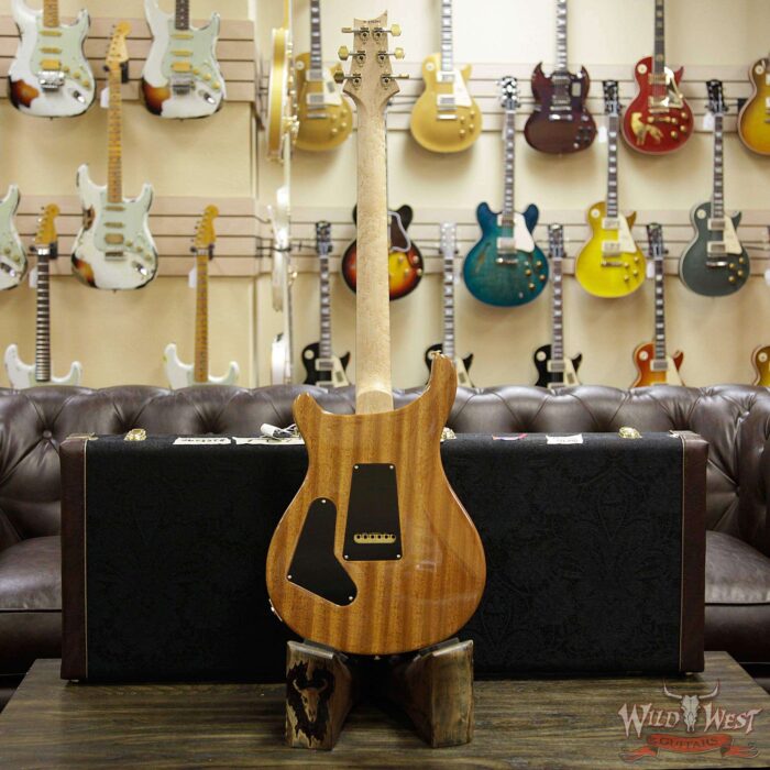 PRS Wood Library 10 Top Custom 24 Fatback Quilt Top Birdseye Neck Ebony Board Copperhead - Image 15