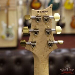 PRS Wood Library 10 Top Custom 24 Fatback Quilt Top Birdseye Neck Ebony Board Copperhead - Image 11
