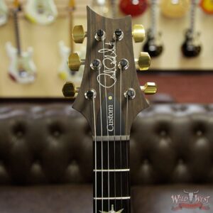 PRS Wood Library 10 Top Custom 24 Fatback Quilt Top Birdseye Neck Brazilian Rosewood Board River Blue - Image 9
