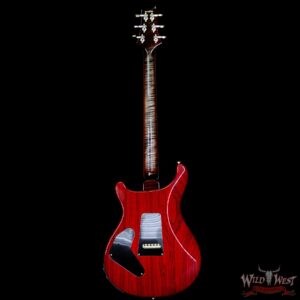 PRS Wood Library 10 Top Custom 24 Piezo Quilt Top Flame Neck Cocobolo Board Charcoal Cherry Burst - Image 6