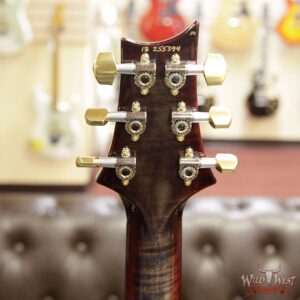 PRS Wood Library 10 Top Custom 24 Piezo Quilt Top Flame Neck Cocobolo Board Charcoal Cherry Burst - Image 13