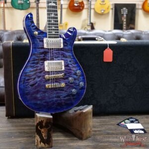 PRS Wood Library Quilt 10 Top McCarty 594 Brazilian Rosewood Fingerboard Violet Blue Burst - Image 8
