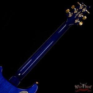 PRS Wood Library Quilt 10 Top McCarty 594 Brazilian Rosewood Fingerboard Violet Blue Burst - Image 5