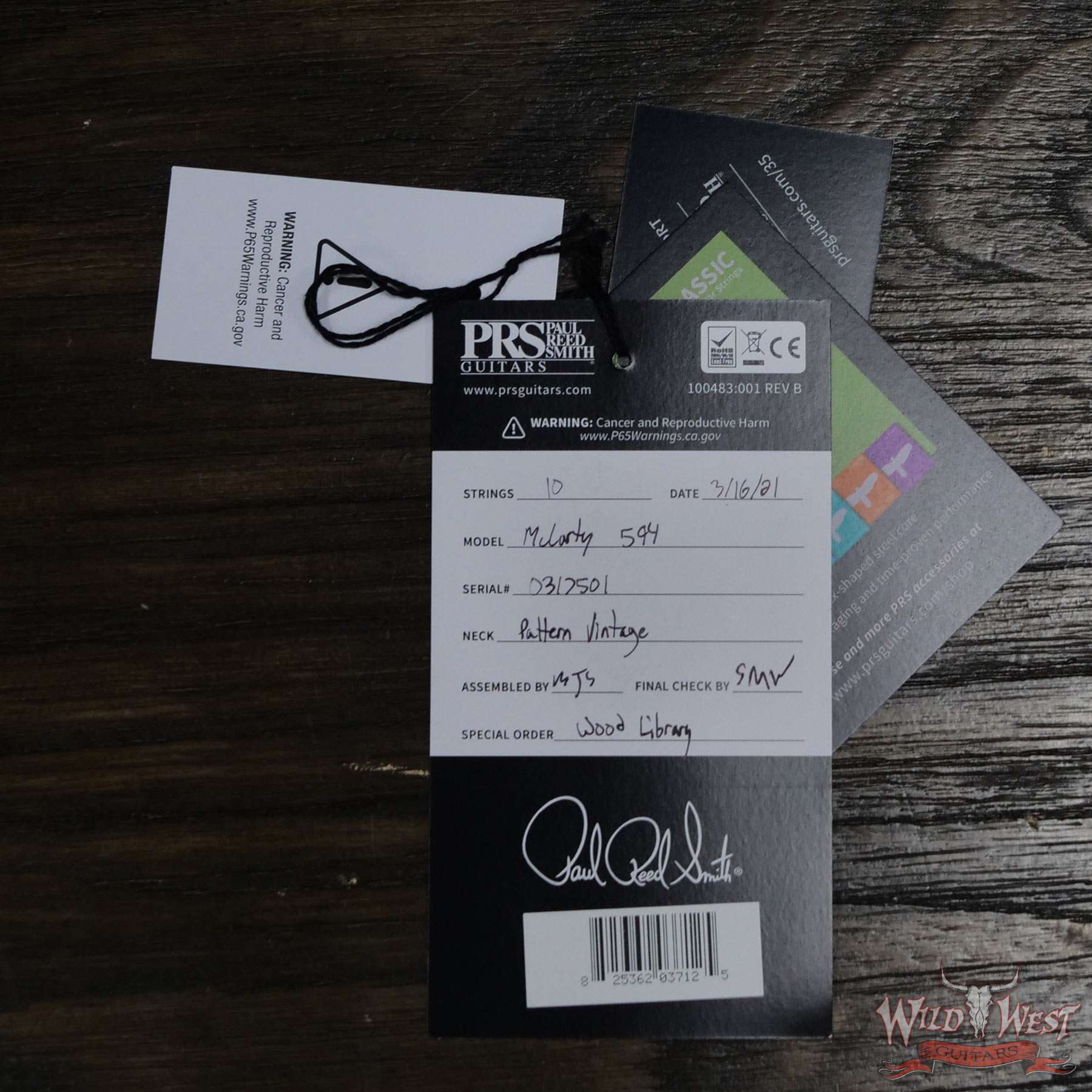 prs-wl-q10-mc594-317501-d7__wwg.jpg Paul Reed Smith PRS Wood Library Quilt 10 Top McCarty 594 Cocobolo Fingerboard Grey Black Fade - Image 12