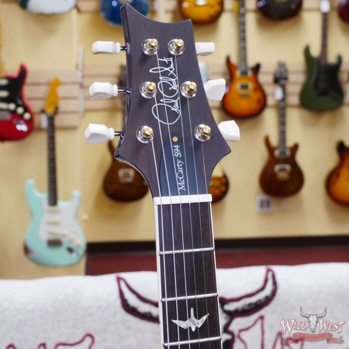 Paul Reed Smith PRS Wood Library 10 Top McCarty 594 Quilted Maple Top Brazilian Rosewood Board Aquamarine - Image 7