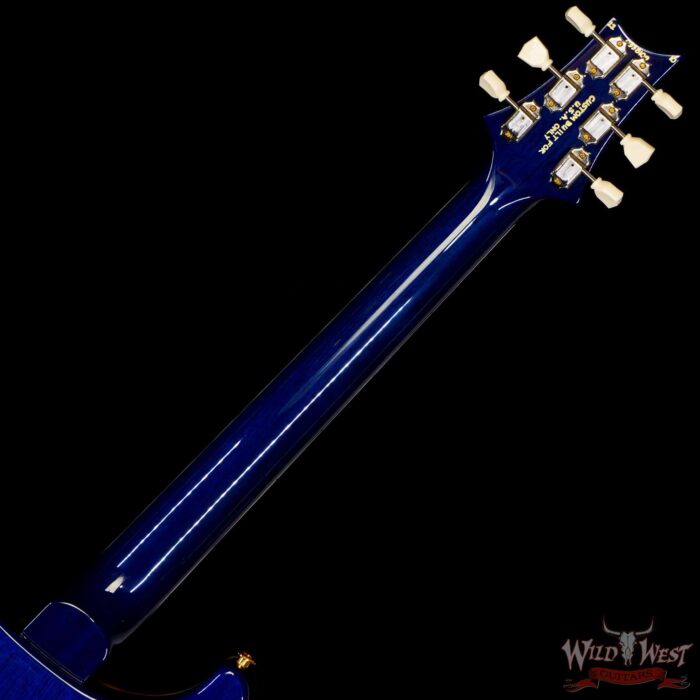 Paul Reed Smith PRS Wood Library 10 Top McCarty 594 Quilted Maple Top Brazilian Rosewood Board Blue Fade - Image 5