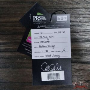Paul Reed Smith PRS Wood Library Quilt 10 Top McCarty 594 Brazilian Rosewood Board Blue Fade - Image 12