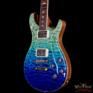 Paul Reed Smith PRS Wood Library Quilt 10 Top McCarty 594 Cocobolo Fingerboard Blue Fade - Image 2