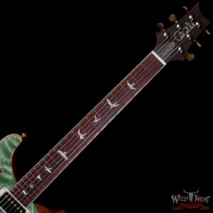 Paul Reed Smith PRS Wood Library Quilt 10 Top McCarty 594 Cocobolo Fingerboard Blue Fade - Image 4