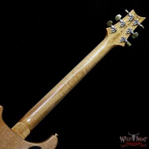 PRS Wood Library 10 Top Quilt Top McCarty 594 Flame Maple Neck Brazilian Rosewood Board Aquamarine - Image 12