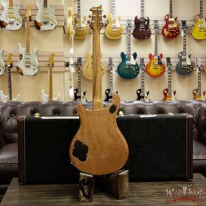 PRS Wood Library 10 Top Quilt Top McCarty 594 Flame Maple Neck Brazilian Rosewood Board Aquamarine - Image 15