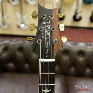 PRS Wood Library 10 Top Quilt Top McCarty 594 Flame Maple Neck Brazilian Rosewood Board Aquamarine - Image 9
