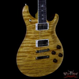 PRS Wood Library 10 Top McCarty 594 1-Piece Quilt Top Flame Neck Brazilian Rosewood Board Honey - Image 4