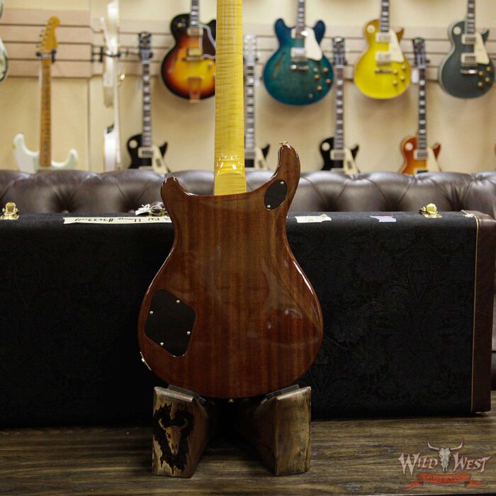 PRS Wood Library 10 Top McCarty 594 1-Piece Quilt Top Flame Neck Brazilian Rosewood Board Honey - Image 14