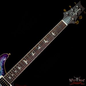 Paul Reed Smith PRS Wood Library Quilt 10 Top McCarty 594 Cocobolo Board Aquableux Purple Burst - Image 4