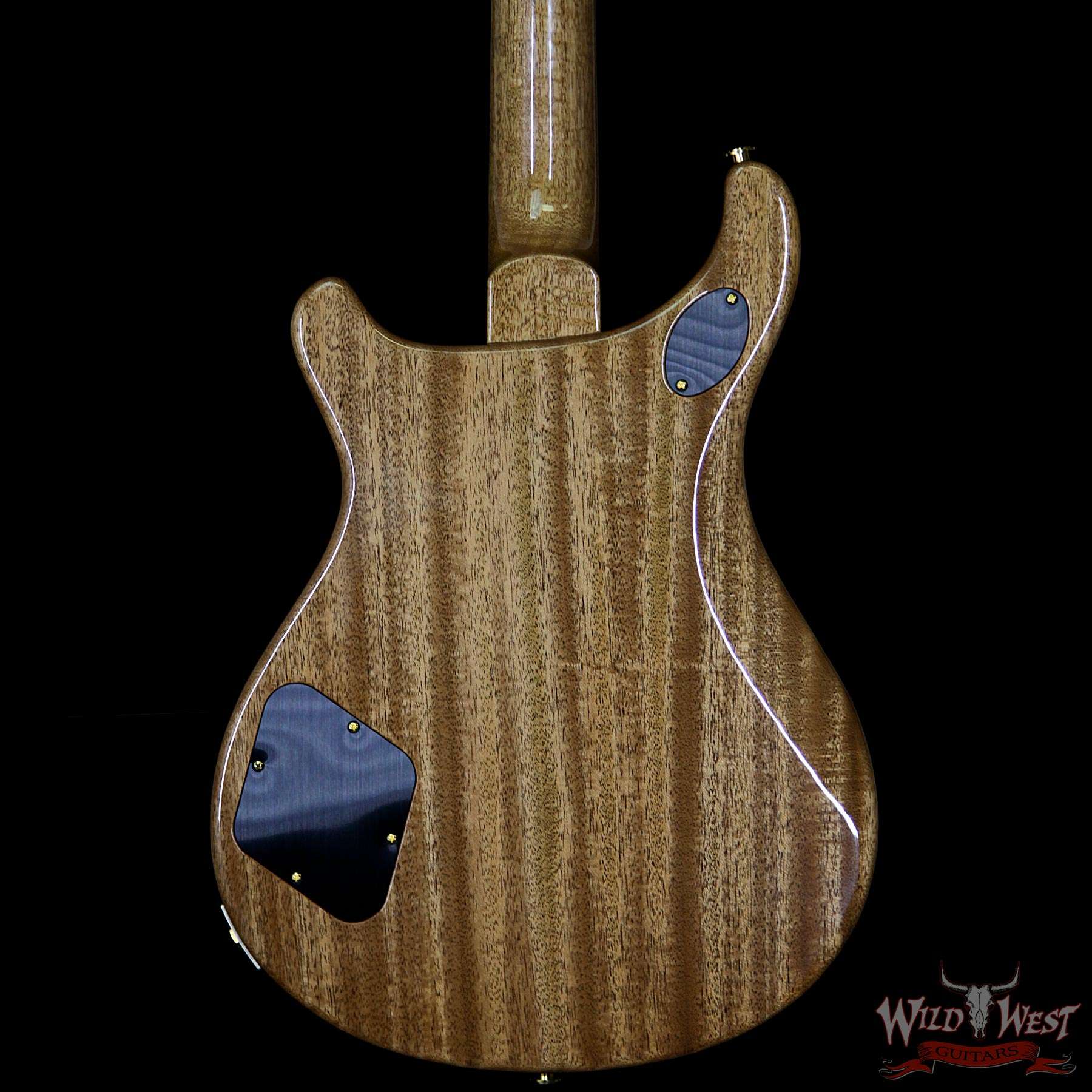 prs-wl-q10-mc594-fadedbluejean-255764-bbb__wwg.jpg PRS Wood Library Quilt Maple 10 Top McCarty 594 Flame Mahogany Neck Brazilian Rosewood Board Faded Blue Jean - Image 7