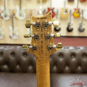 PRS Wood Library Quilt Maple 10 Top McCarty 594 Flame Mahogany Neck Brazilian Rosewood Board Faded Blue Jean - Image 13