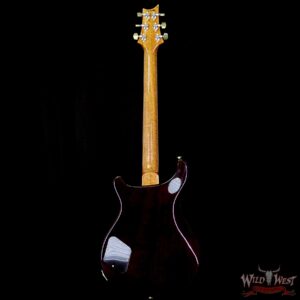PRS Wood Library 10 Top Quilt Maple Top McCarty 594 Flame Maple Neck Cocobolo Board Faded Blue Jean - Image 6