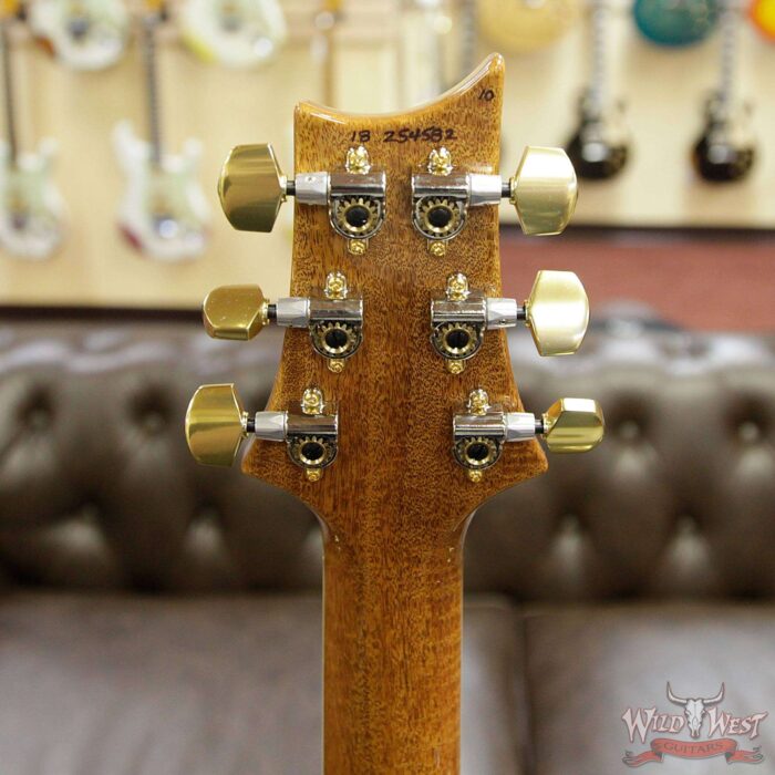 PRS Wood Library 10 Top Quilt Maple Top McCarty 594 Flame Maple Neck Cocobolo Board Faded Blue Jean - Image 13