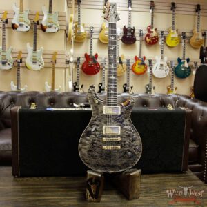 PRS Wood Library Quilt Maple 10 Top McCarty 594 Flame Mahogany Neck Brazilian Rosewood Board Charcoal - Image 11