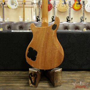 PRS Wood Library 10 Top Quilt Maple Top McCarty 594 Flame Mahogany Neck Cocobolo Board Slate Blue - Image 13