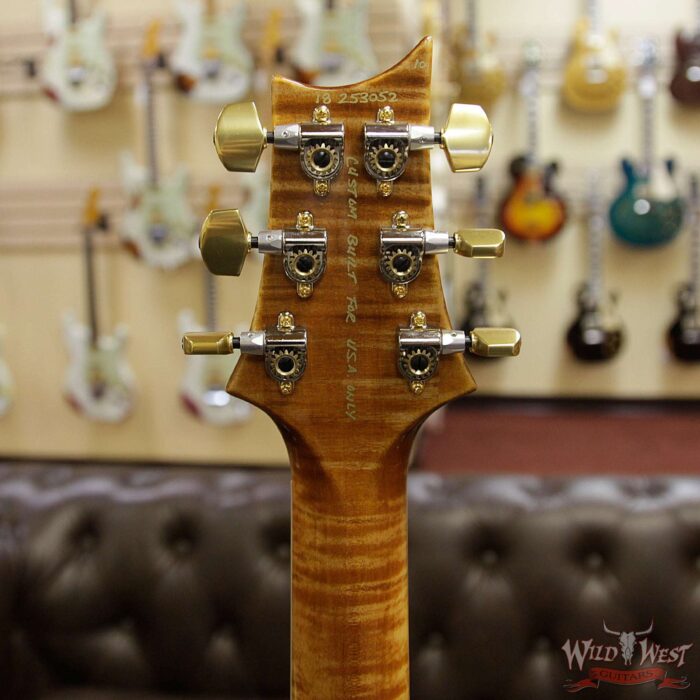 PRS Wood Library Quilt Maple 10 Top McCarty 594 Brazilian Rosewood Board Copperhead - Image 10