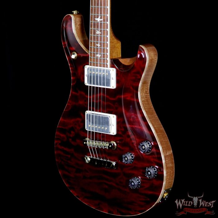 PRS Wood Library 10 Top Quilt Maple Top McCarty 594 Flame Maple Neck Cocobolo Board Red Tiger - Image 2